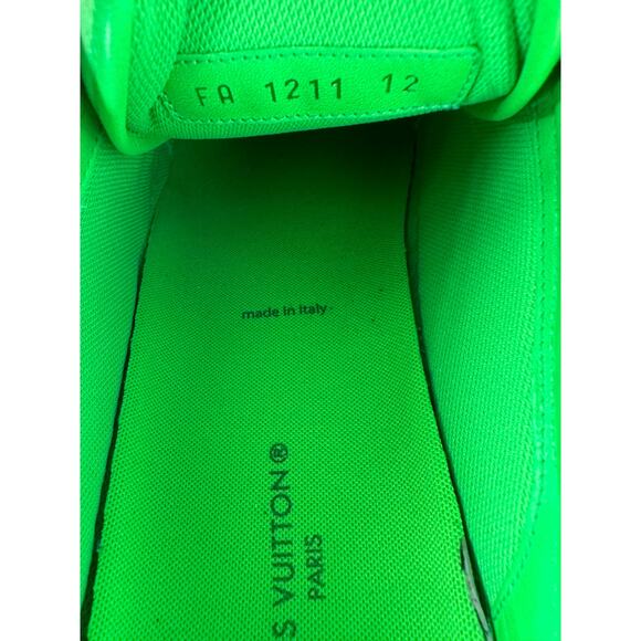 Louis Vuitton Green Illusion Monogram Ollie Sneakers - Picture 8 of 8